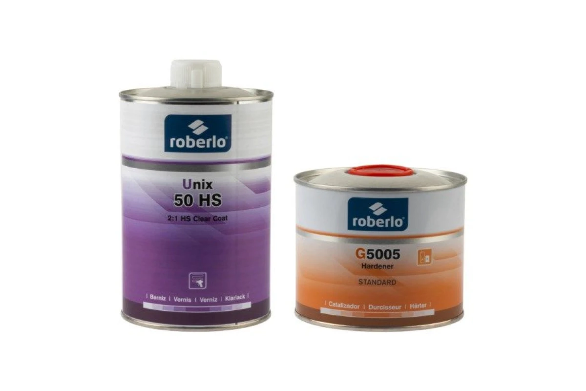 ROBERLO UNIX 50 HS Лак бесцветный 1л + 0,5л (G5005)